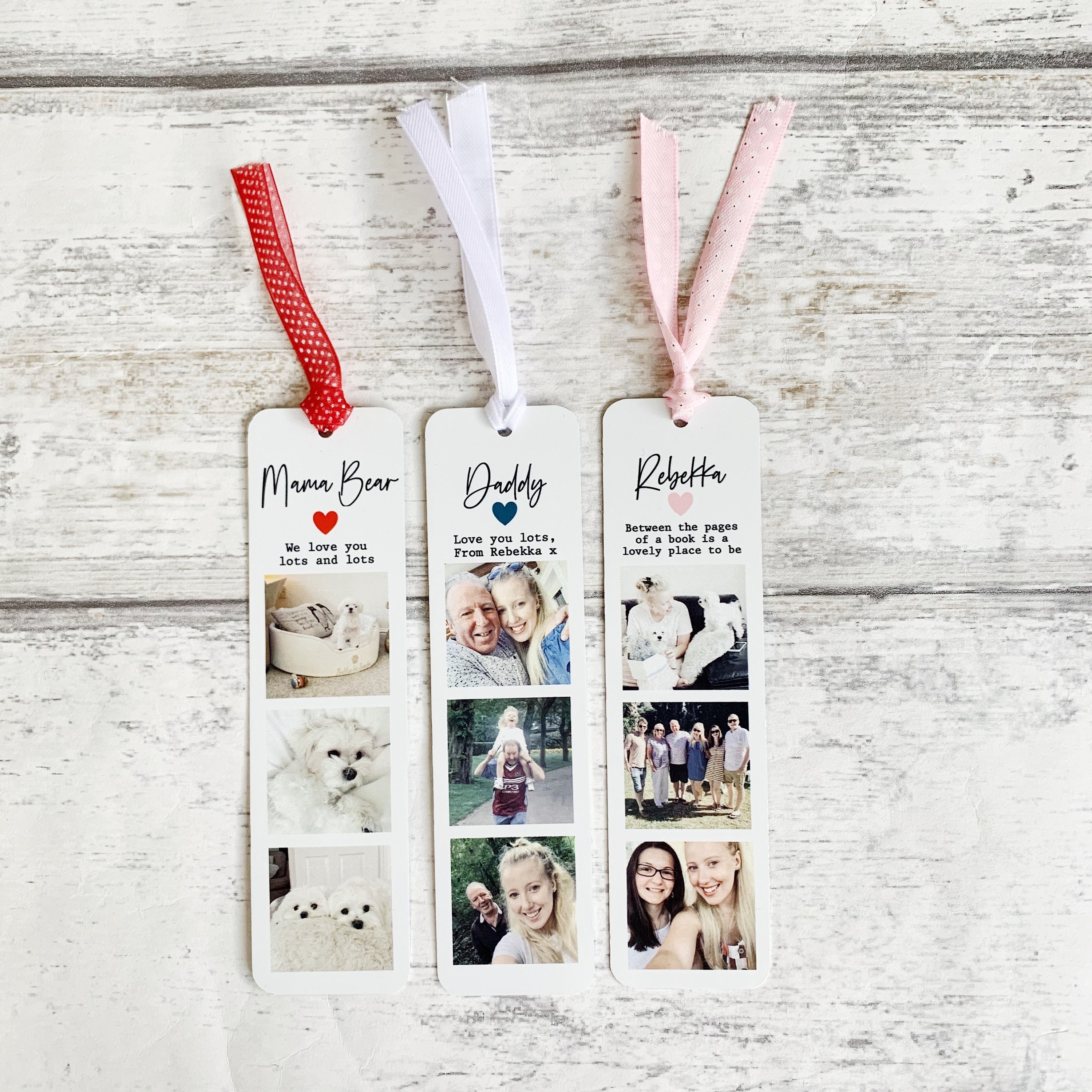 Personalised Metal Photo Strip Bookmark Custom Bookmarks Etsy UK
