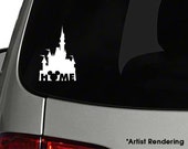 Disney World Inspired Castle home Car Decal - Etsy