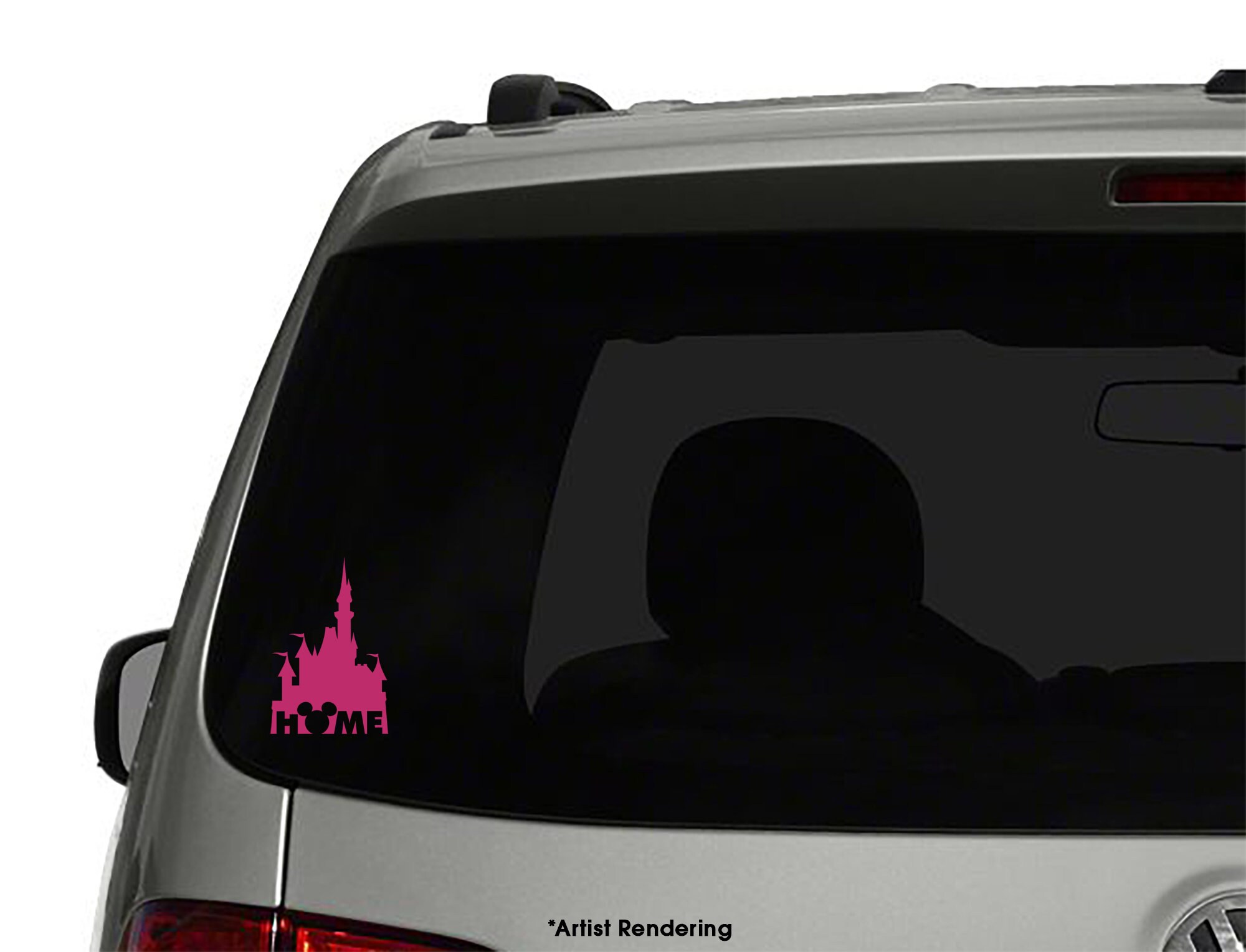 Disney World Inspired Castle "home" Car Decal Sticker - Etsy