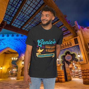 Genie&#39;s Used Lamps - USA-Made Unisex Short-Sleeve Jersey T-Shirt