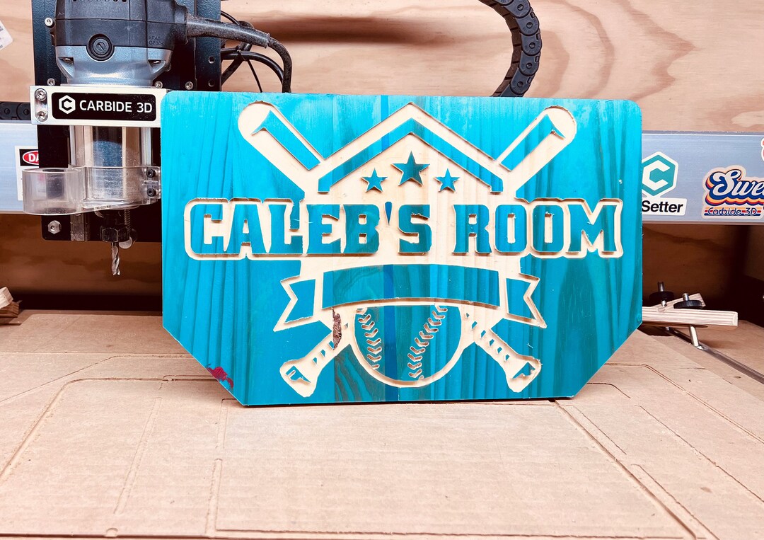 Personalized Basswood Door Sign for Kids' Rooms - Custom CNC Design - Etsy