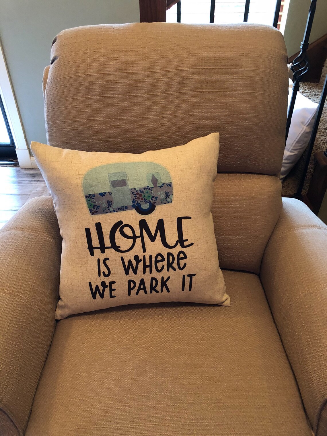 Camping Camping Decor Pillow Cover Camper Throw Pillow Custom Etsy