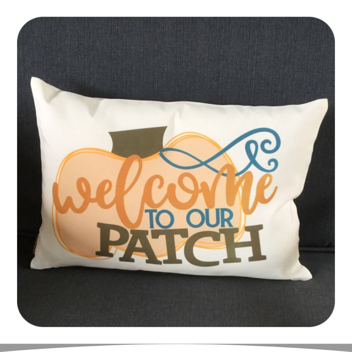 Fall Pumpkin Pillow Cover to Our Patch Pillow Pumpkin Etsy