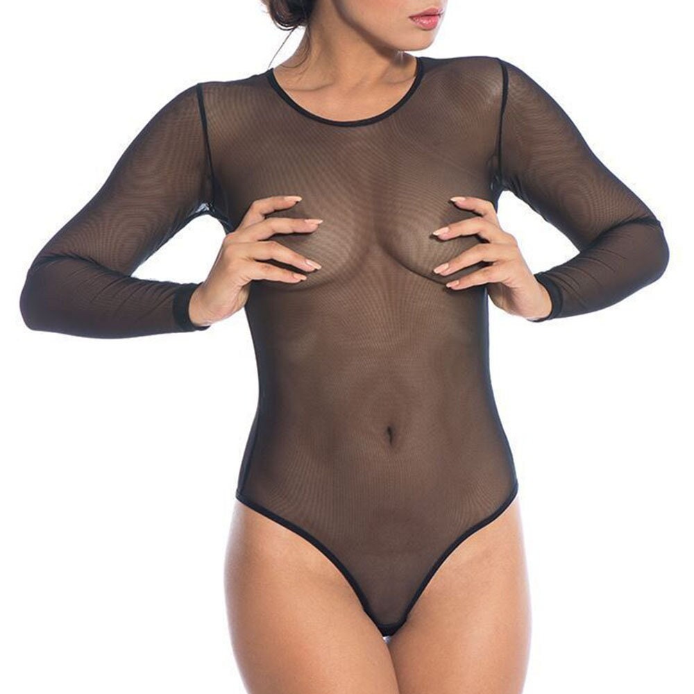 Luxury Designer Lady's Bodysuit With Faux Leather. 0962/0963