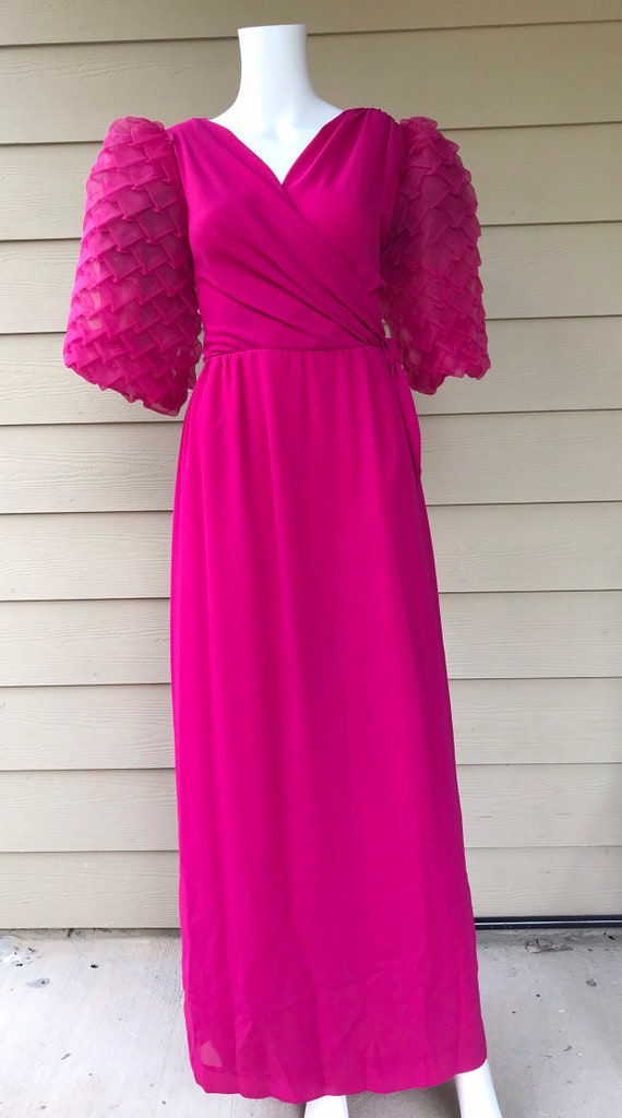 Miss Elliette California Lantern Sleeves Gown 12
