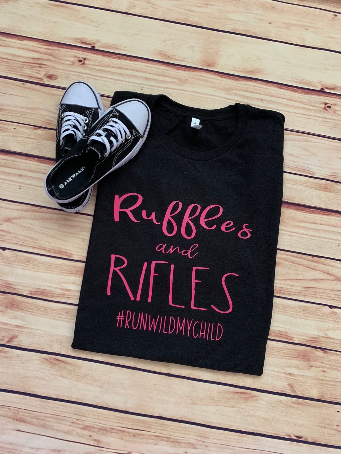Ruffles and Rifles T-shirt or Bodysuit/mom of Girls and - Etsy