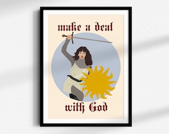 Printable Kate Bush Running Up That Hill Digital Download Art Print