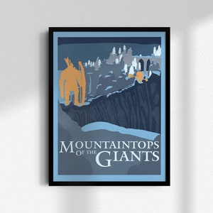 Elden Ring Printable Poster - Mountaintops of the Giants - National Park Inspired Lands Between