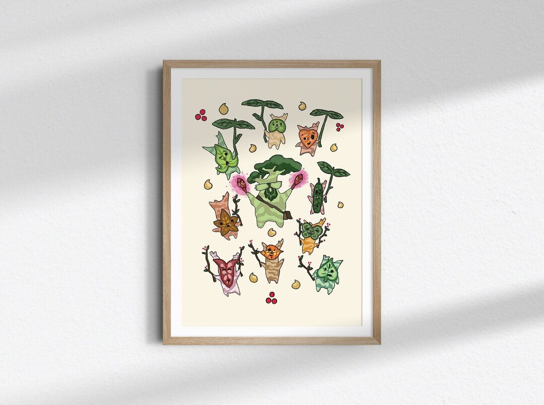 KOROページ Korok Zelda Breath of the Wild Digital Print - Etsy