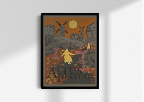 Elden Ring Printable Poster Altus Plateau National Park