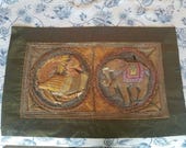 Burmese (Myanmar) Kalaga Wall Tapestry (Elephant Bird) - Size 35 in. x 22 in.