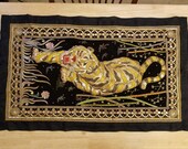 Burmese (Myanmar) Kalaga Tapestry - Size 43 in. x 26 in. - Handmade in Mandalay