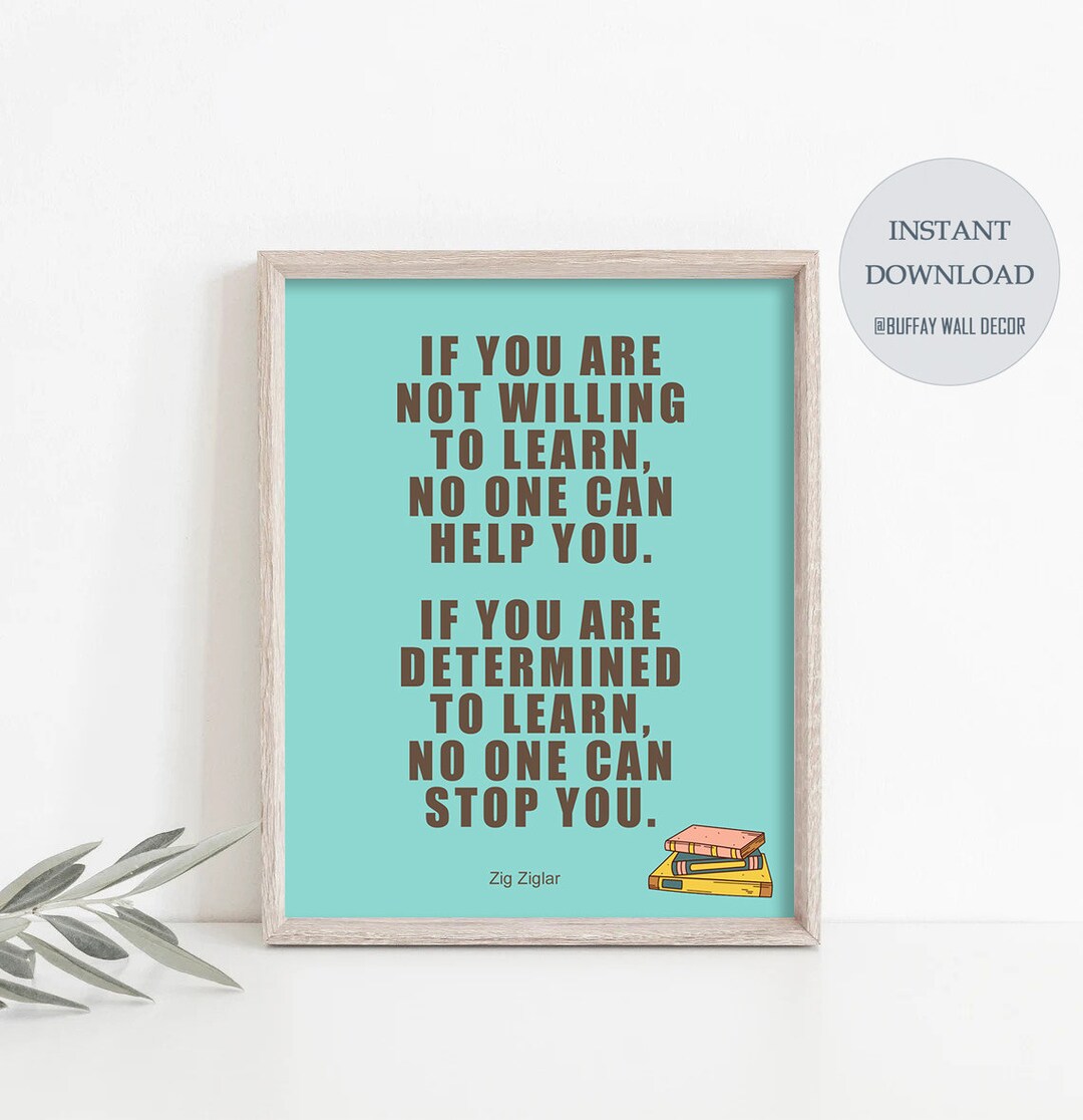 Printable motivational wall art for office classroom wall etsy