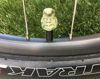 2 Stop & Grind Greg....Walking Dead...Zombie.. Valve Caps..MTB..Kids...Bike