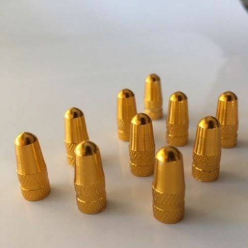Gold presta cheap valve caps
