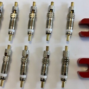 10 RaceReady ..Presta Valve Cores + 2 Red Presta Valve Core Removers..MTB..Bicycle