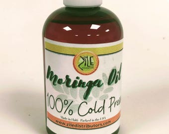 Óleo de Moringa prensado a frio 4oz