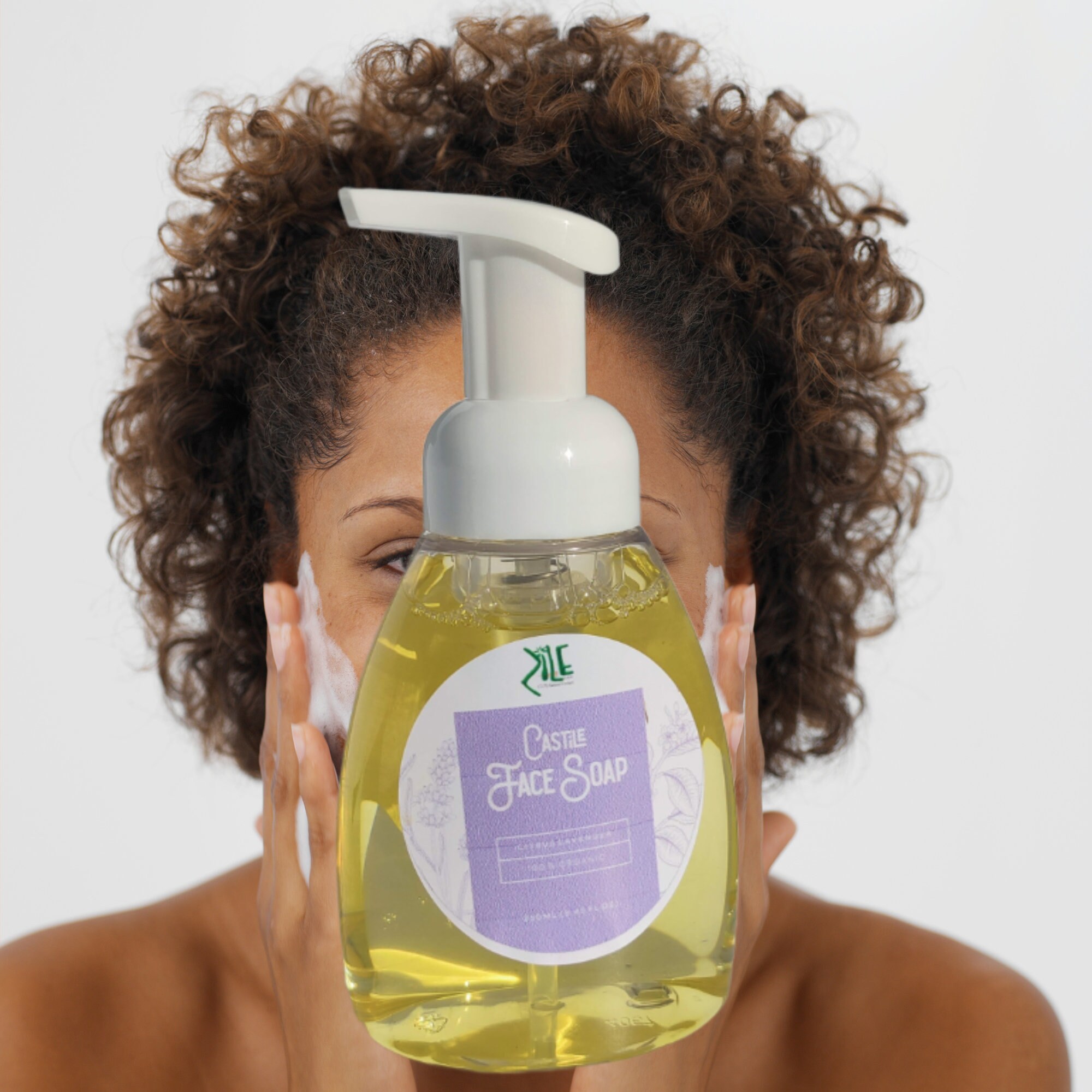 castile foaming face wash