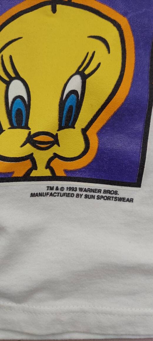 1990s Vintage Tweety／両面プリント USA製 ©️1995 1990s Vintage Tweety／両面プリント USA製 ©️1995 - トップス