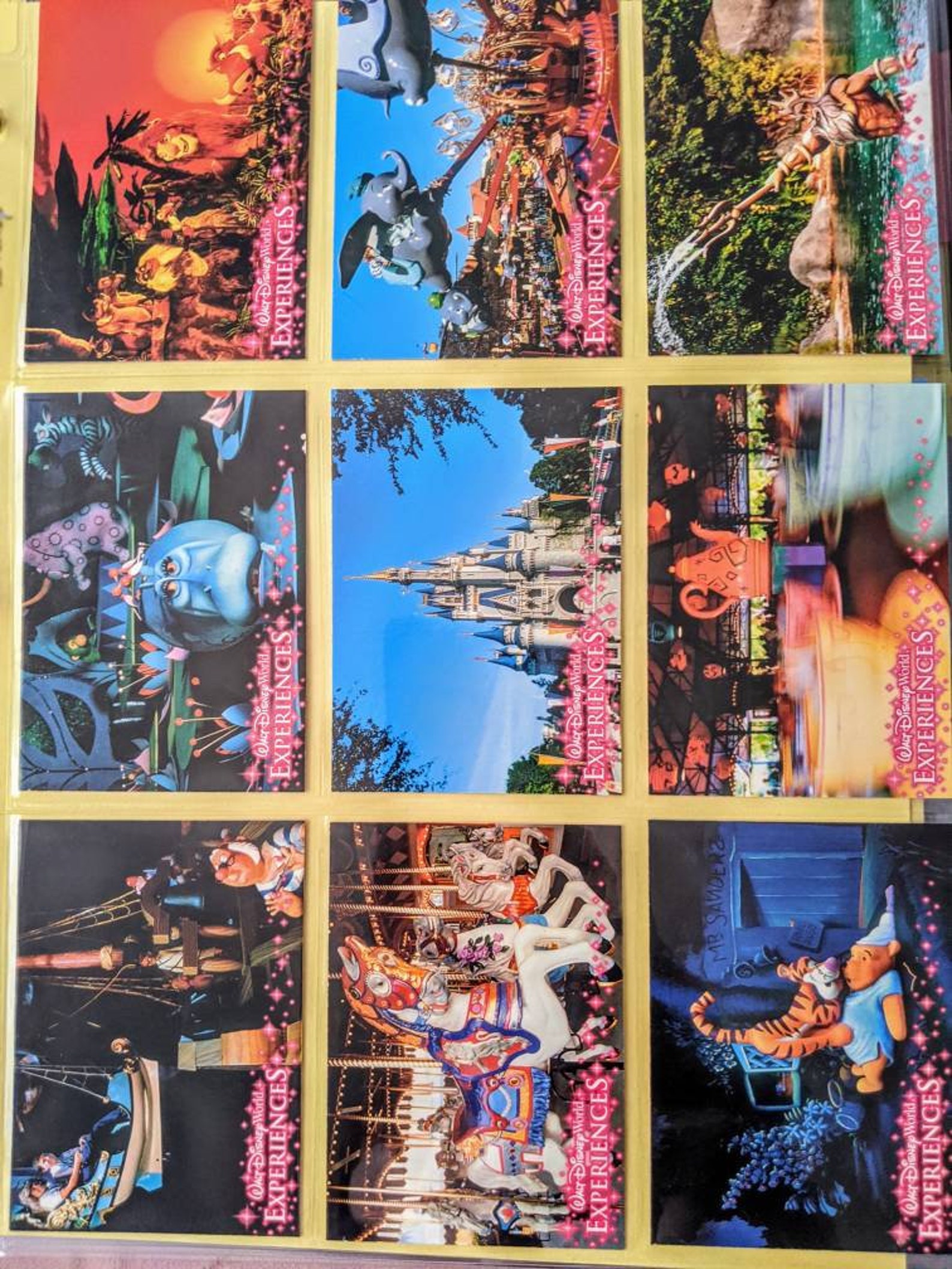 Disney Trading Card Collection With Collector's Binder Etsy