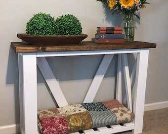 Farm House Sofa Table