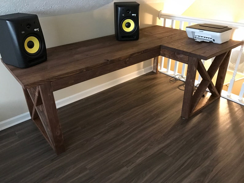 Wooden L Shaped Desk