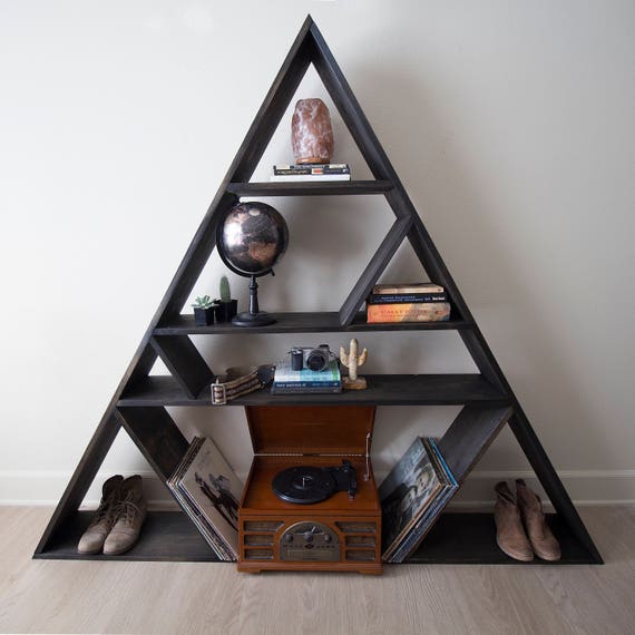The Wander and Wood CoTriangle Book Shelf Geometric