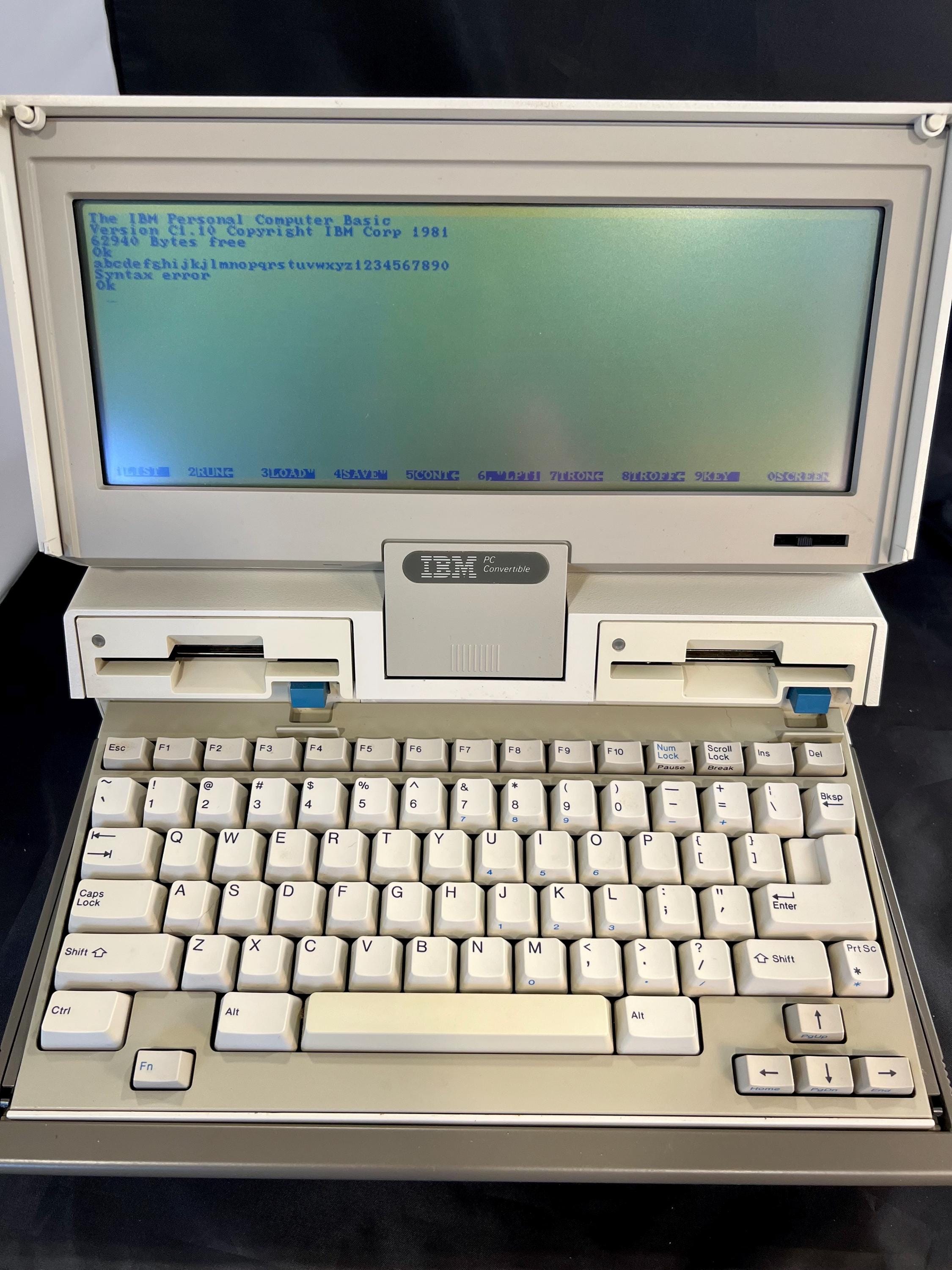 Vintage IBM 5140 PC Convertible (ibm's First Laptop, 1986) - Etsy