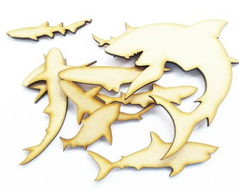 Wooden Shark Shape - Etsy