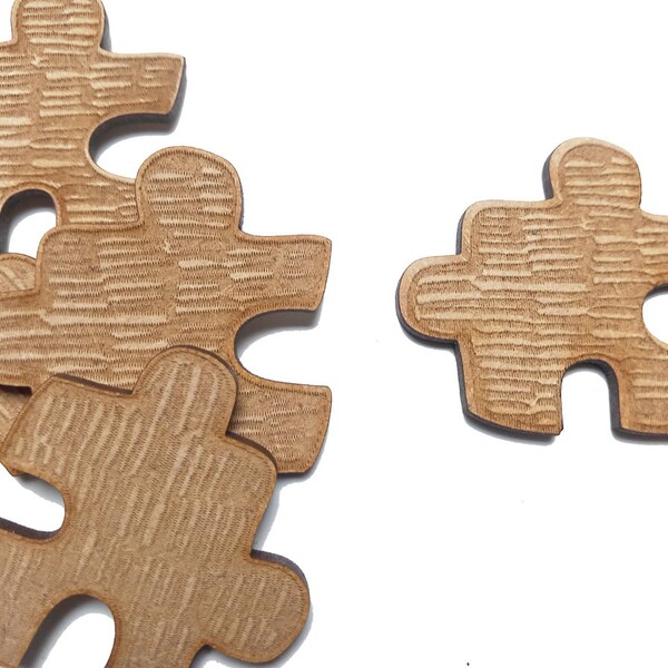 Blank Wooden Craft Puzzle Pieces Etsy