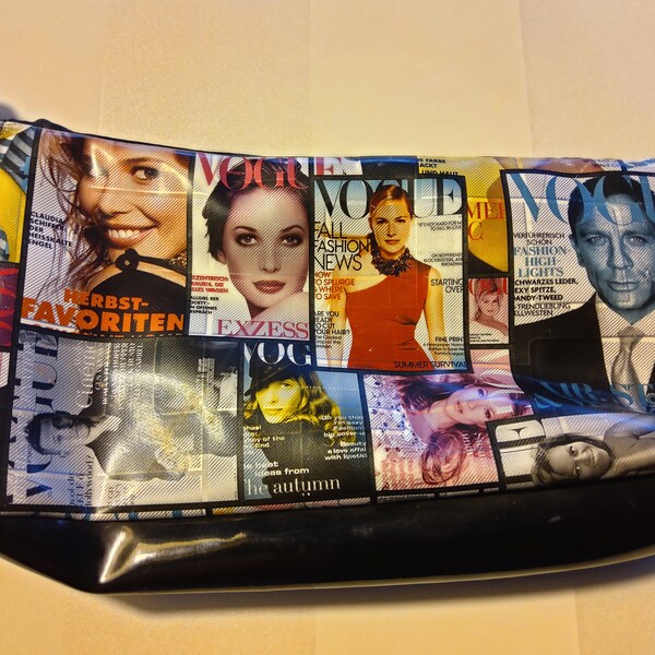 Trousse de toilette Pochette zippée Magazines de mode