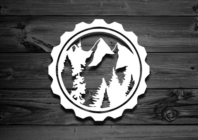 Mountain Vinyl Decal Car Decal Outdoor Decal Explorer | Etsy