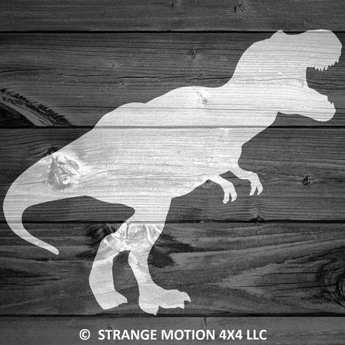 Trex Laptop Decal Dinosaur Decals Trex Sticker Trex Dino Etsy