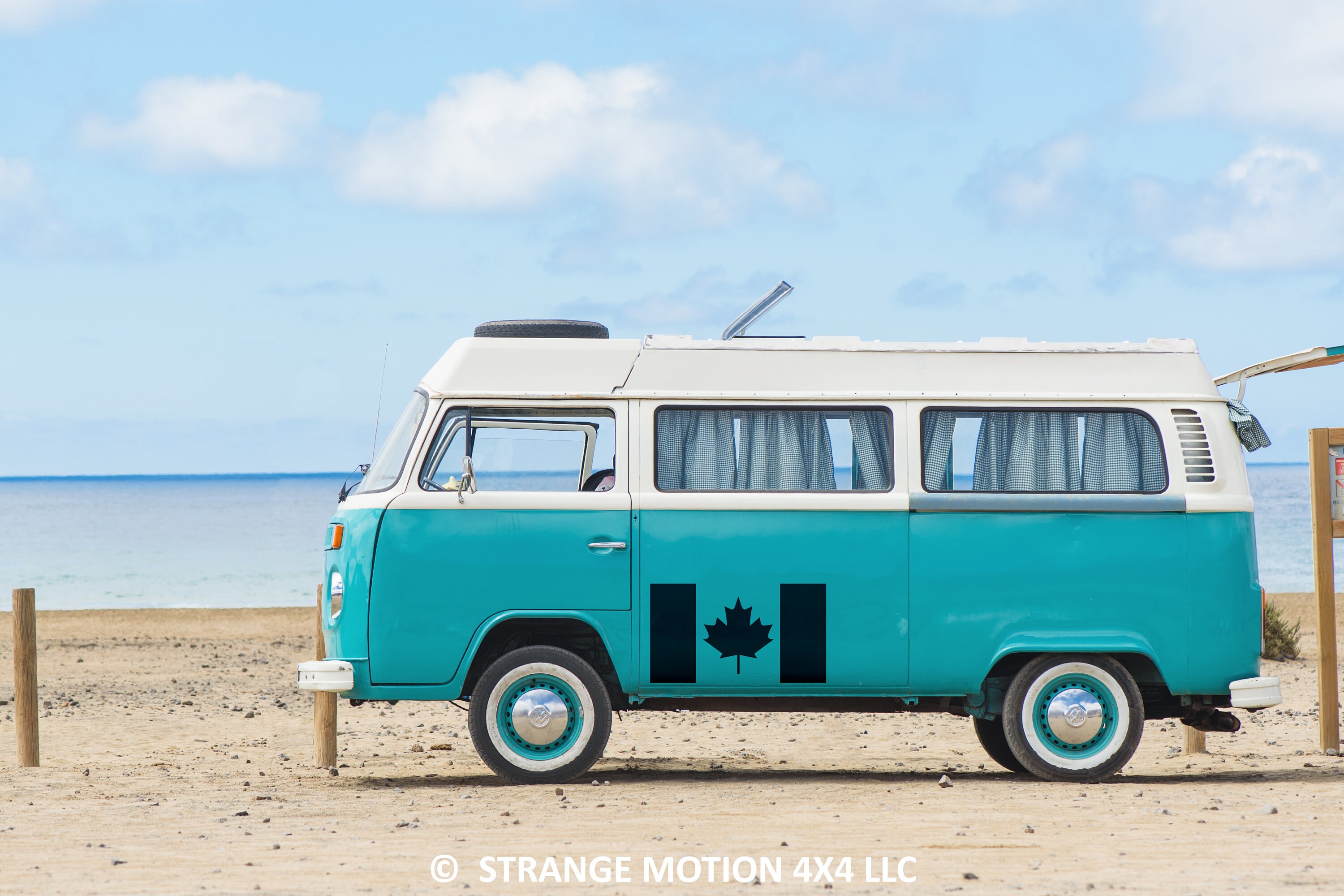 Canadian Flag Vinyl Decal Car Decals Canada Decal Flag Etsy