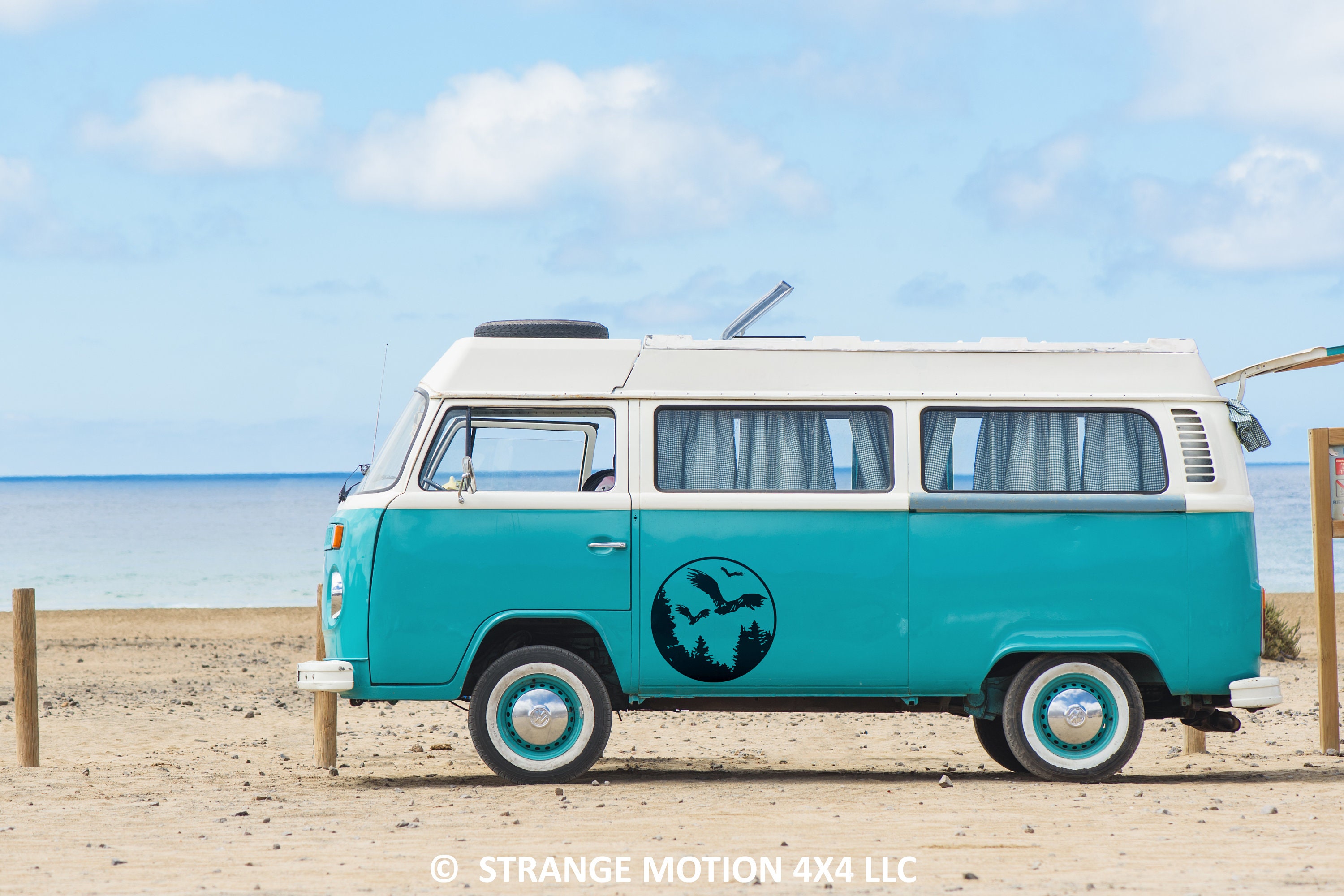 Bird Decal Car Decal Mountain Decal Forest Decals Animal - Etsy