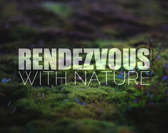 Mountain Decal | Rendezvous With Nature Decal | Car Decal | Outdoor Decal | Mountain Sticker | Hiking Decal | Laptop Decal | Nature | 299