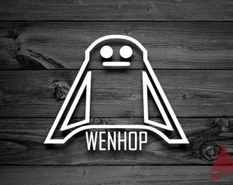 Wenhop Decal, Rocket Decal, Car Decal, Space Decal, Starhopper Decal, Spaceship Decal, Outdoor Decal, Adventure Decal, NASA Decal | 227