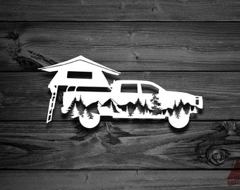 Overland Truck Decal, Car Decal, Camping Decal, Mountain Stickers, Outdoor Decal, Adventure Decal, Laptop Decal, Overland Decals, Camp | 185