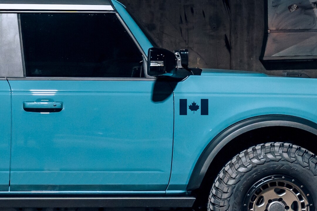 Canadian Flag Vinyl Decal Car Decals Canada Decal Flag Etsy