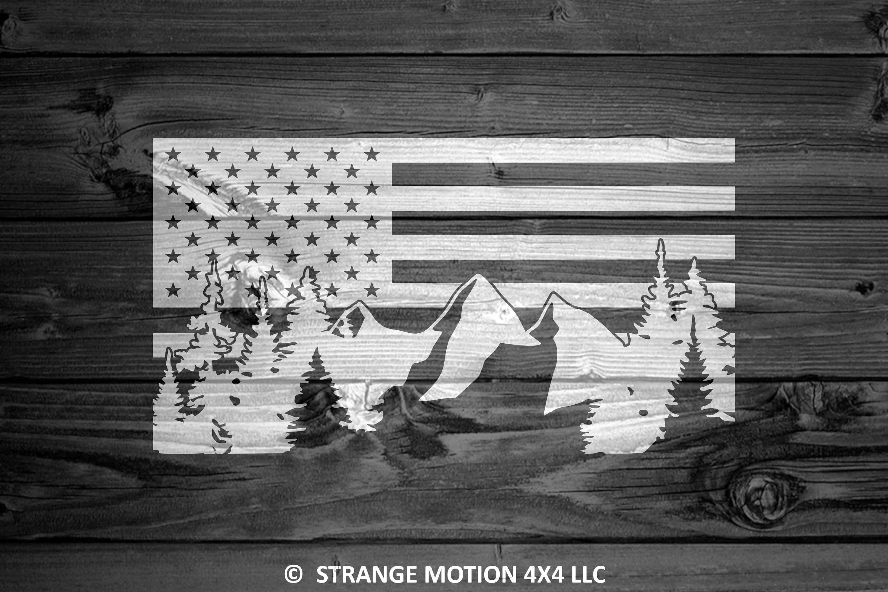 Mountain Flag - Etsy