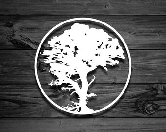 Tree Decal, Car Decal, Outdoor Decal, Adventure Decal, Tree of Life Decal, Forest Decal, Window Decal, Tumbler Decal, Camping Decal | 147