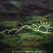 thumbnail image 2 of Life Is Good Mountain Sunset Hiking Vinyl Sticker – Outdoor Car Truck Window Decal (Green) 2 of 3
