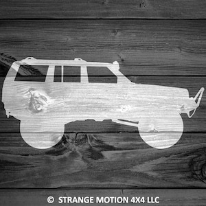 Decal for Cherokee, XJ Decal, Offroad Decal, Car Decal, Mountain Decal, Car Accessories, Laptop Decal, Mountain Sticker, Cherokee Decal | 36