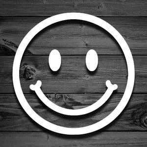Calcomanía de cara sonriente, calcomanía para automóvil, calcomanía para vaso, calcomanía de cara sonriente, calcomanía de cara feliz, calcomanías de sonrisa, calcomanía de emoji, calcomanía para automóvil, feliz, sonrisa / 132