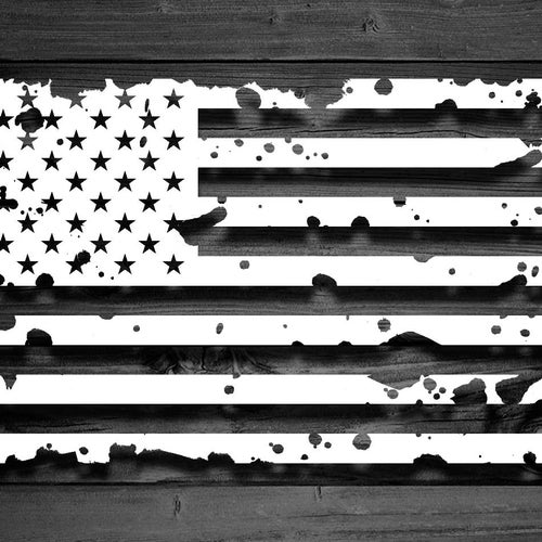 Distressed Flag Vinyl Decal Pair Car Decal Accessories for | Etsy