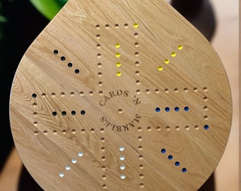 Oak Cards 'N Marbles with Handle