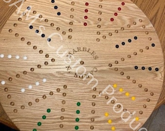 18" or 24" Oak  Card 'N Marbles