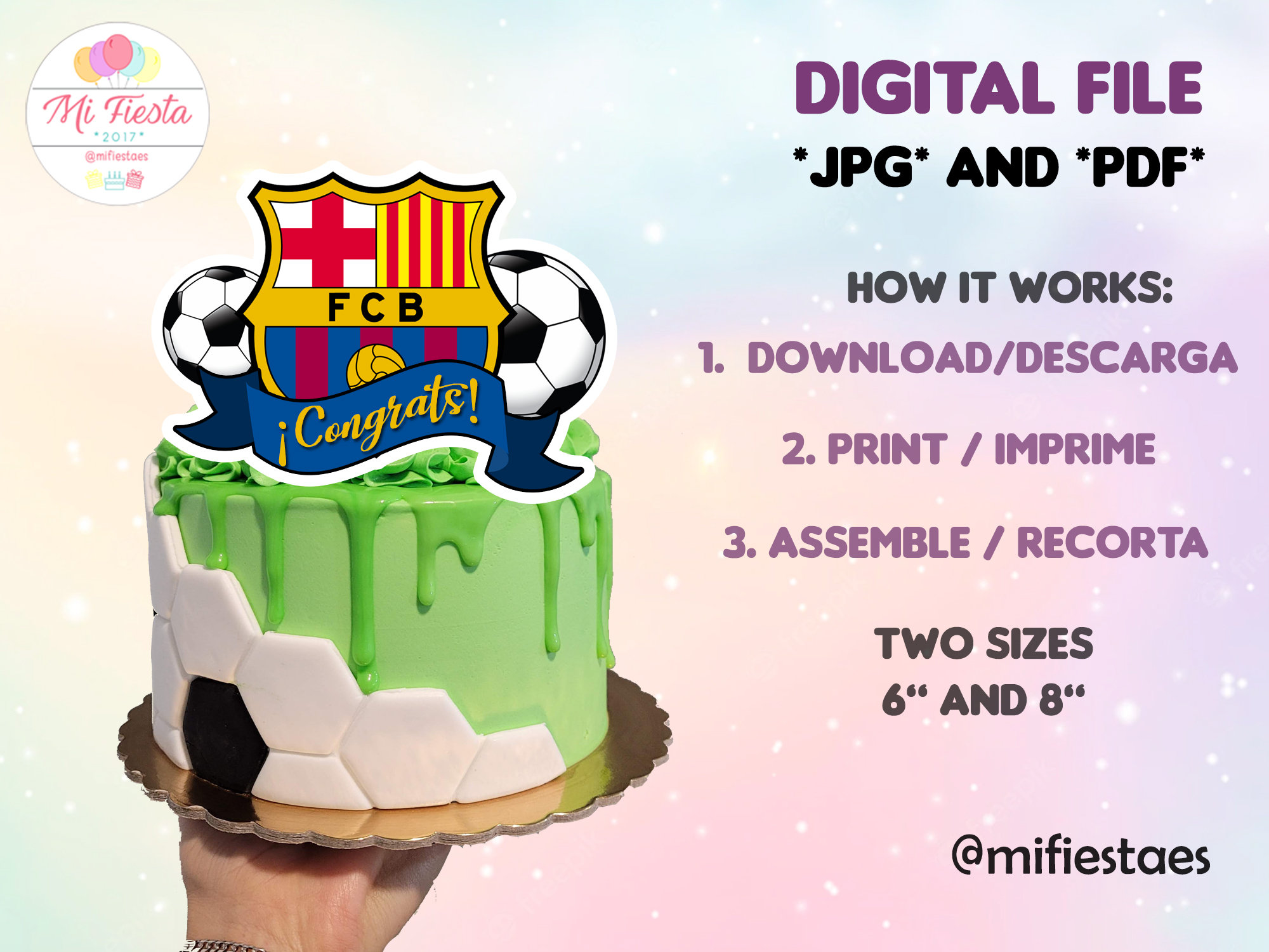 FCB Barcelona football theme cake.⚽⚽ #soccercake #barcelonacake  #footballcake #fcbcake #boysthemecake | Instagram