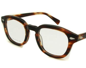 Johnny Depp Glasses Tart Arnel - sizes 47mm - Tortoise - Lemtosh inspired horn rim Glasses
