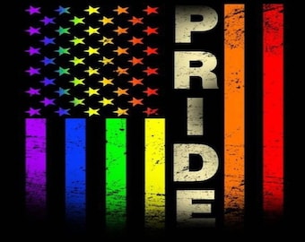 Pride Flag Alumilite Pen Blank